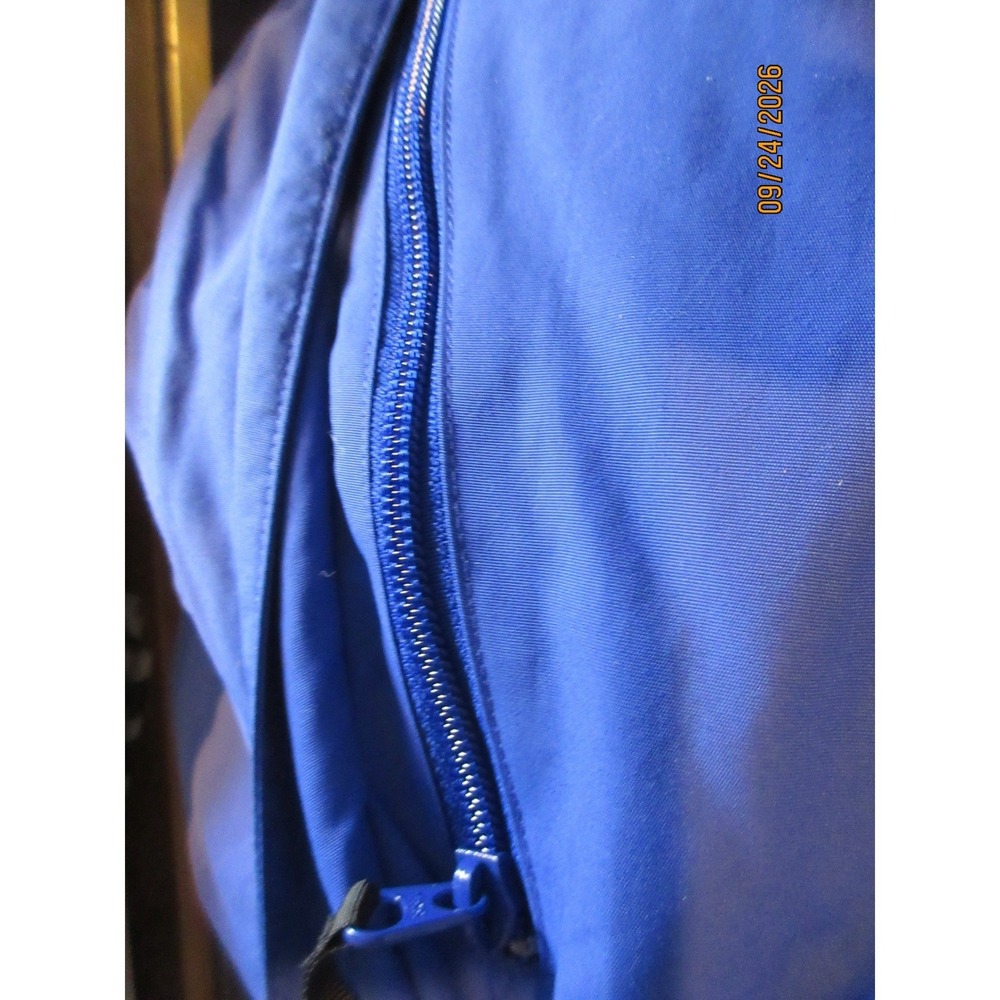 Lands End Kids Blue Squall Hooded Winter Jacket Fleece Lined Size M 10-12 - Picture 9 of 9